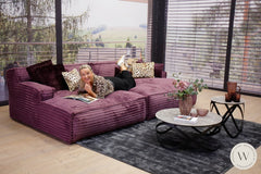 Bigsofa Couch Modell Platani In Stoff Ermine Lilac Couchgarnituren