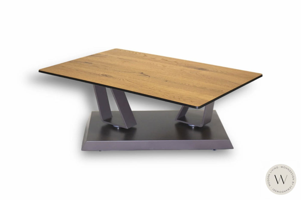 Couchtisch Modell Twist in Alt Eiche (schwenkbar) Ozzio®Italia