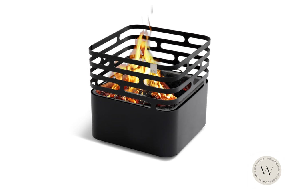 CUBE Feuerkorb schwarz höfats