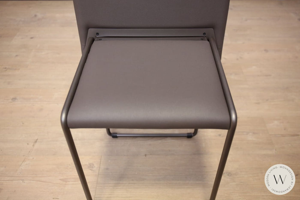 Cubix Pouf / Hocker in Öko Leder Mastice soft Ozzio®Italia