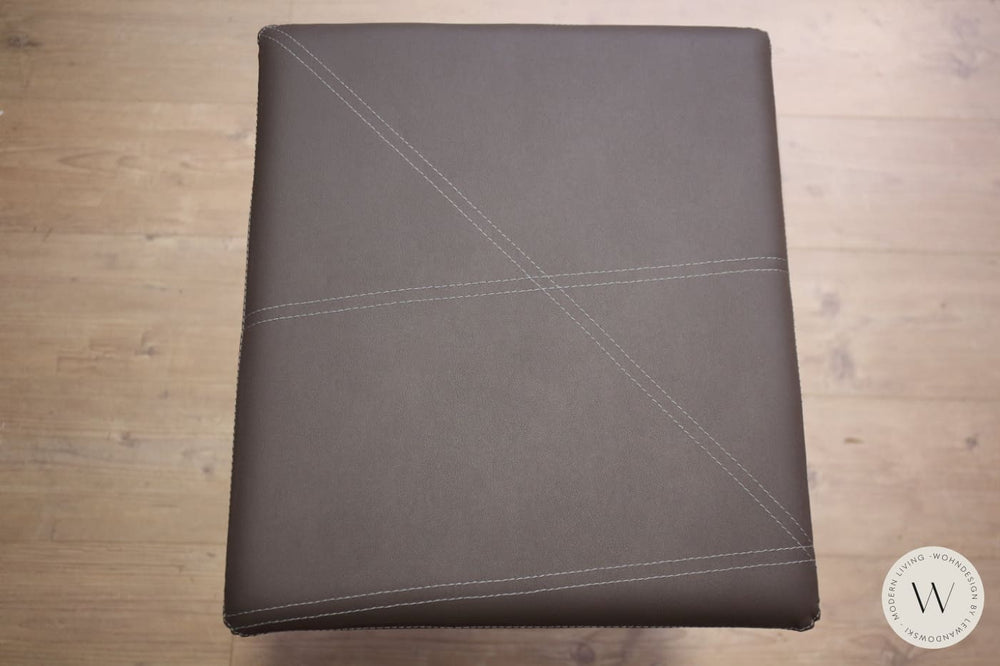Cubix Pouf / Hocker in Öko Leder Mastice soft Ozzio®Italia