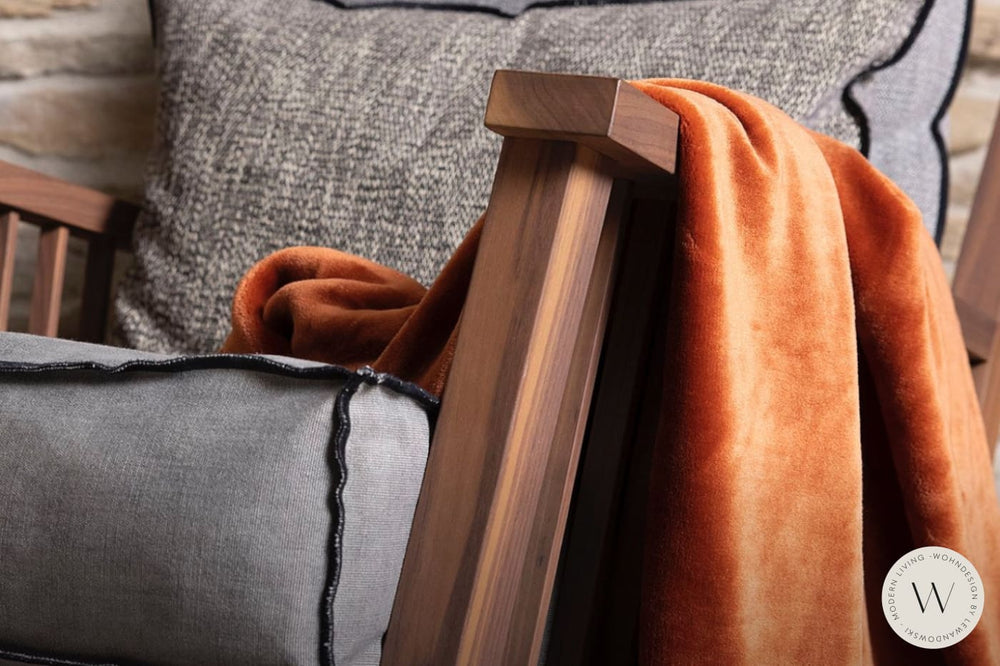 Decke Soft Velvet Farbe 111 beige Fine