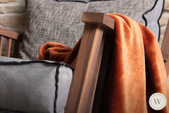 Decke Soft Velvet Farbe 112 taupe Fine