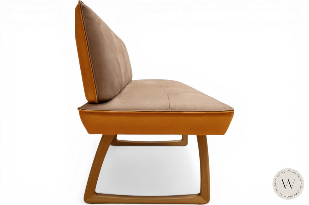 Diningsystem Bank + 4 Stühle in Mikrofaser Zenit Koinor