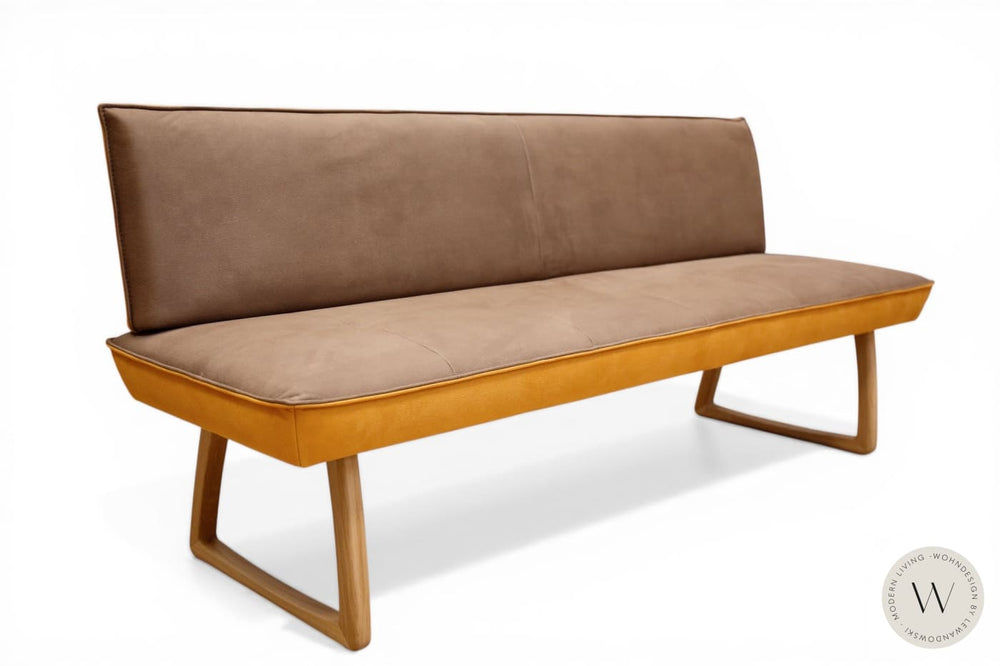 Diningsystem Bank + 4 Stühle in Mikrofaser Zenit Koinor