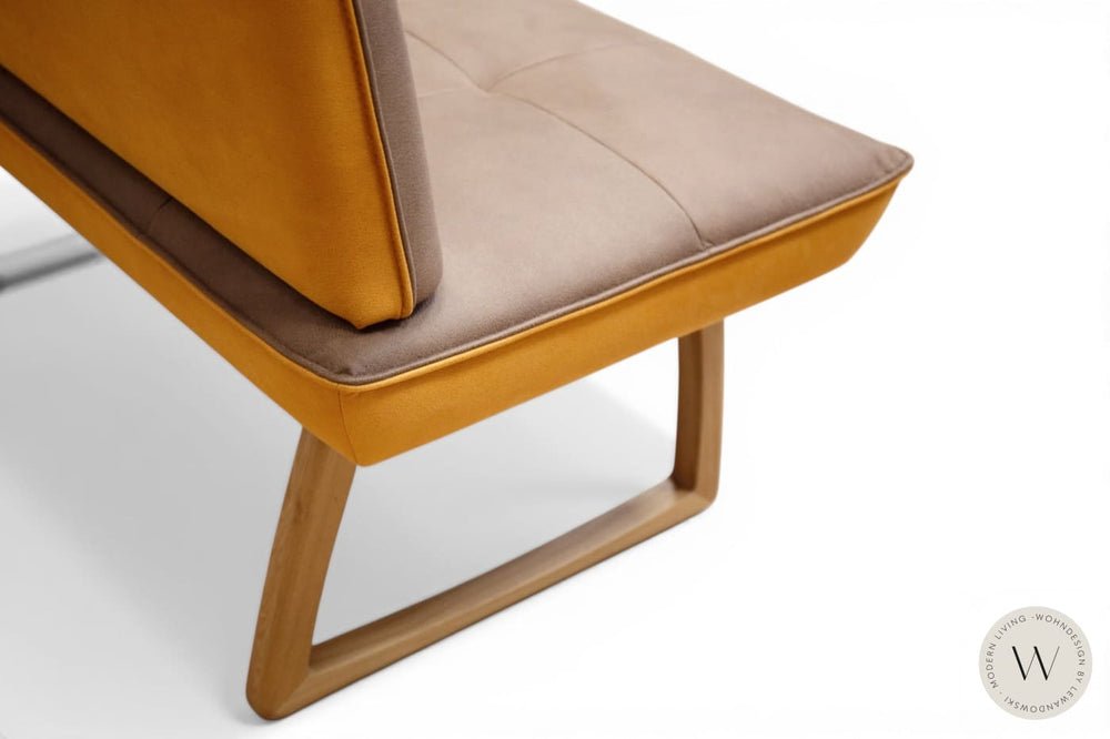 Diningsystem Bank + 4 Stühle in Mikrofaser Zenit Koinor