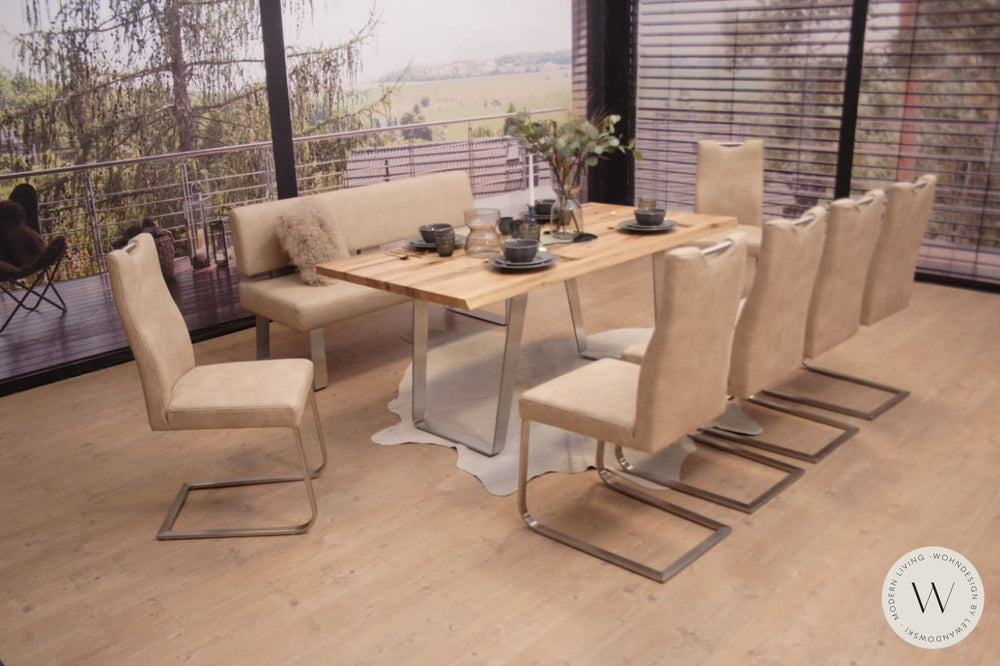 Dinnerbank einzeln in Mikrofaser K+W Silaxx