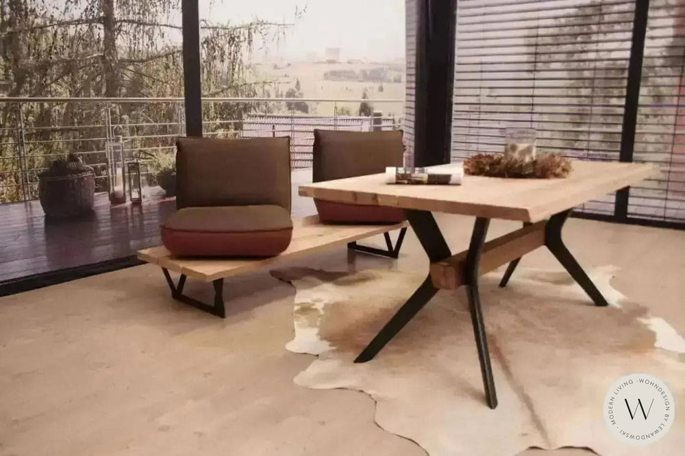 Dinnerbank Schwof in Leder A India muskat Koinor