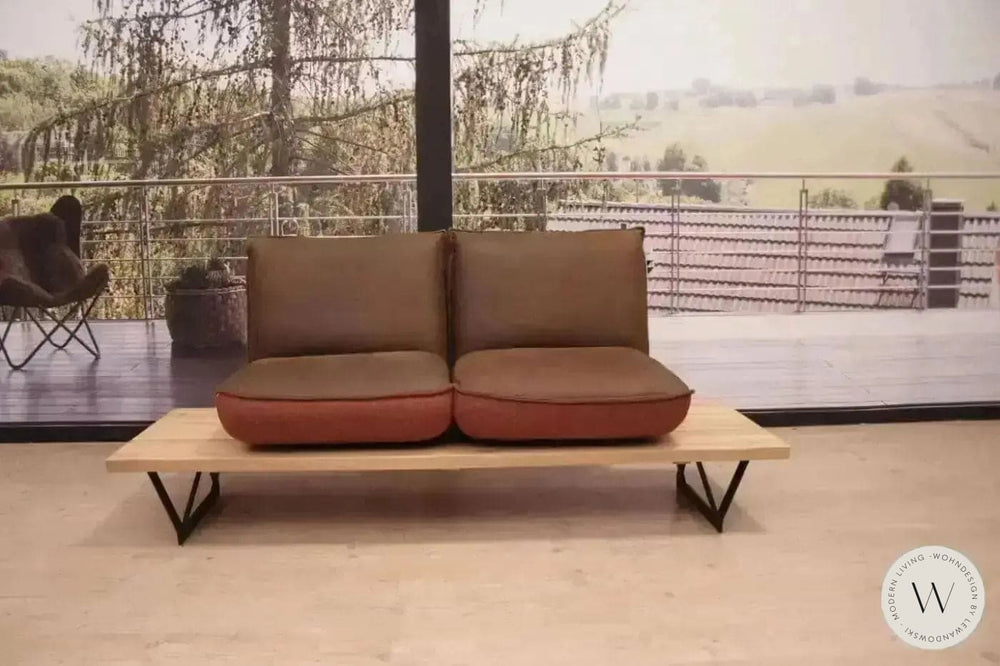 Dinnerbank Schwof in Leder A India muskat Koinor