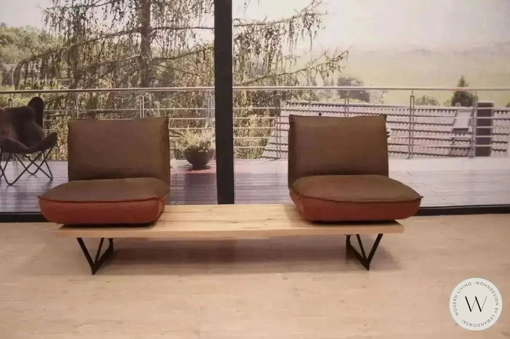 Dinnerbank Schwof in Leder A India muskat Koinor