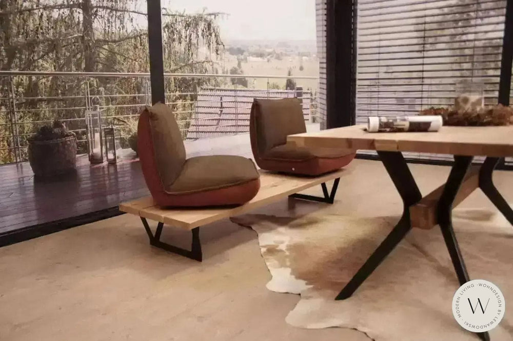 Dinnerbank Schwof in Leder A India muskat Koinor