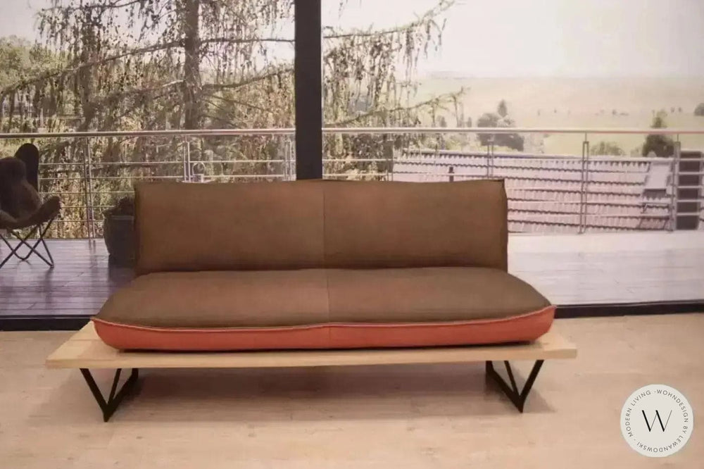 Dinnerbank Schwof in Leder A India muskat / fire Koinor