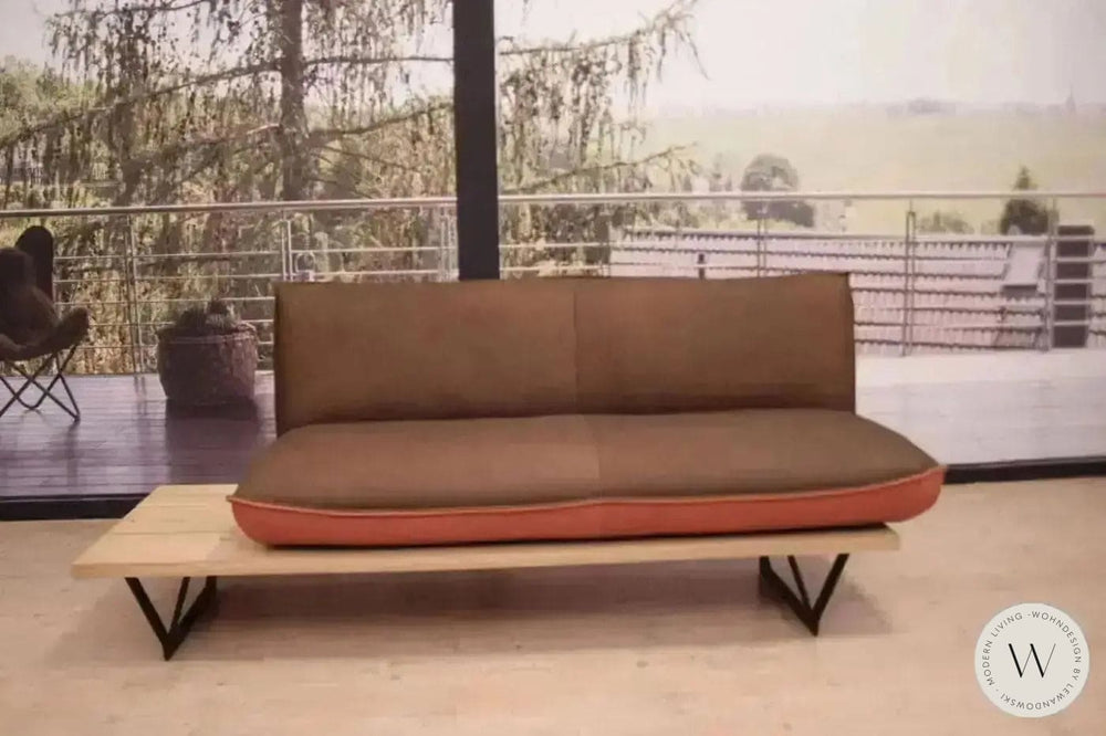 Dinnerbank Schwof in Leder A India muskat / fire Koinor