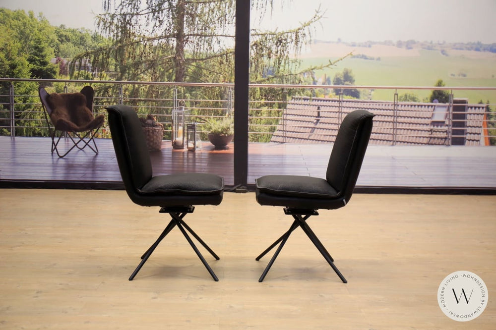 Dinnergruppe Modell Alino in Leder Naturo quartz Koinor