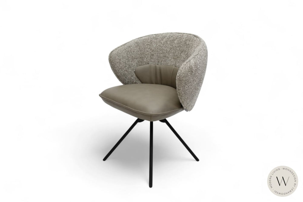 Dinnergruppe Modell Renio inkl. 2 Stühle in Leder Koinor