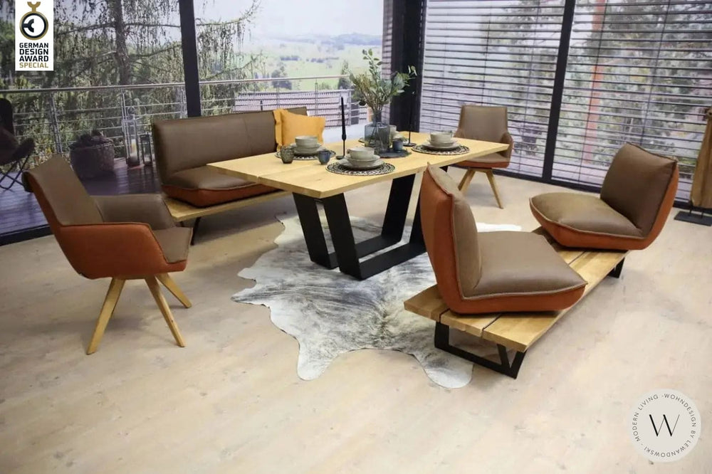 Dinnergruppe Schwof in Leder A India muskat Koinor