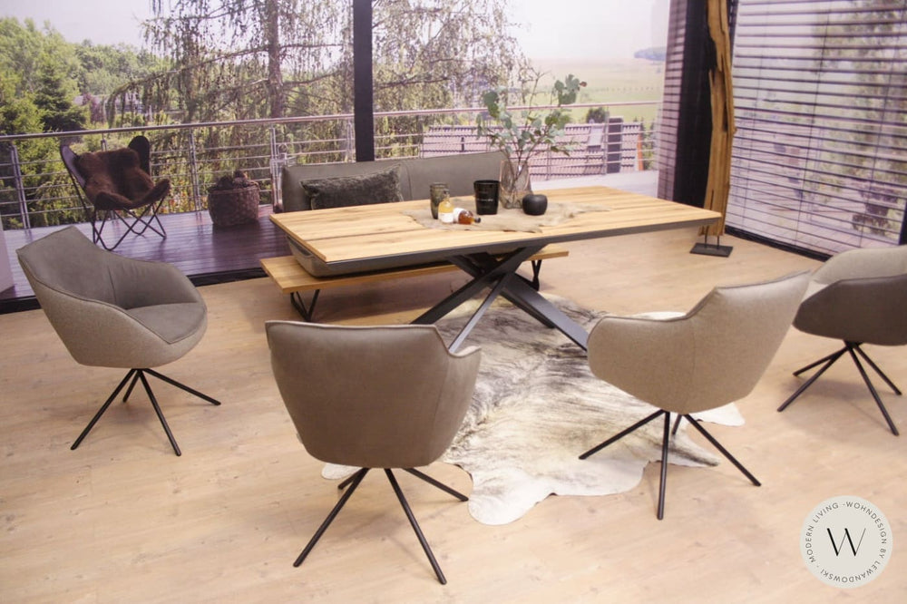 Dinnergruppe Schwof in Leder A India spider Koinor