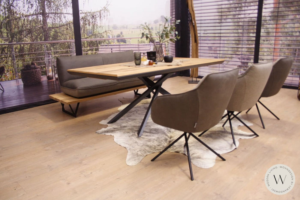 Dinnergruppe Schwof in Leder A India spider Koinor