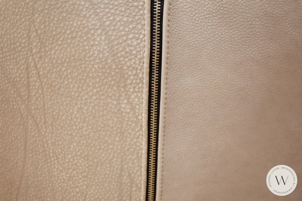 Dreh- & Schaukelsessel Donna mit Hocker in Leder Rhino Bullfrog