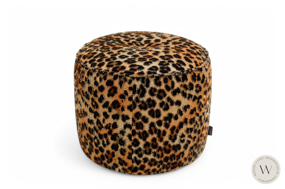 Dreh- & Schaukelsessel Marlene inkl. Hocker Stoff Jaguar Kupfer Bullfrog