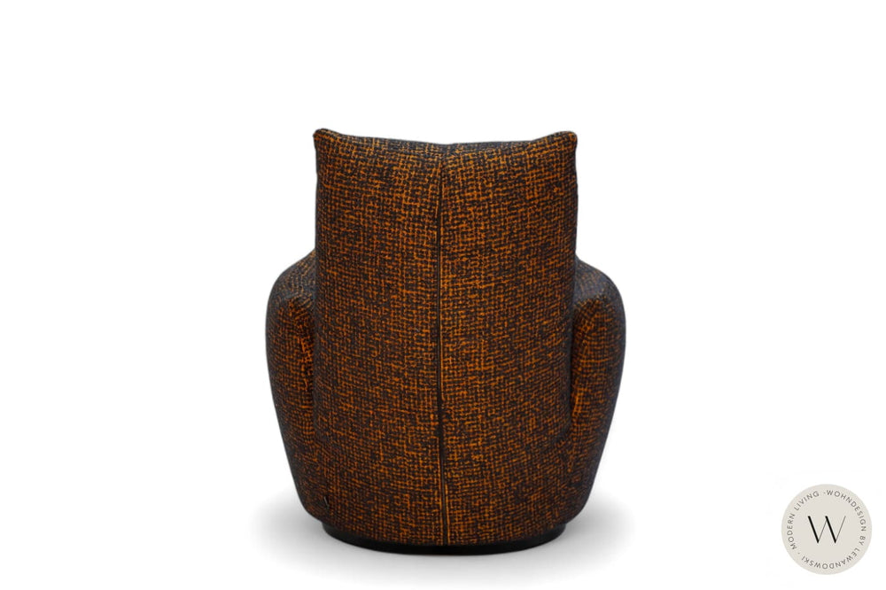 Dreh- & Schaukelsessel Modell Blobb in fine Stoff Feel me Bullfrog