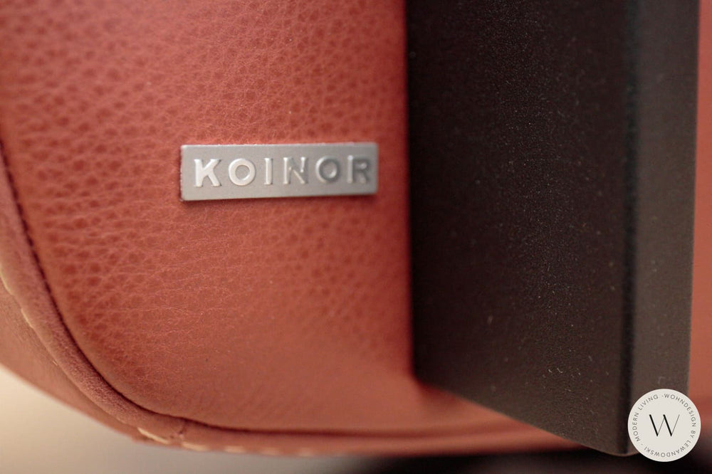 Drehsessel Jala in Leder B Toro reno Koinor