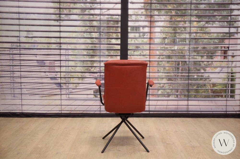 Eckbank Modell Alino in Leder A India chilli Koinor