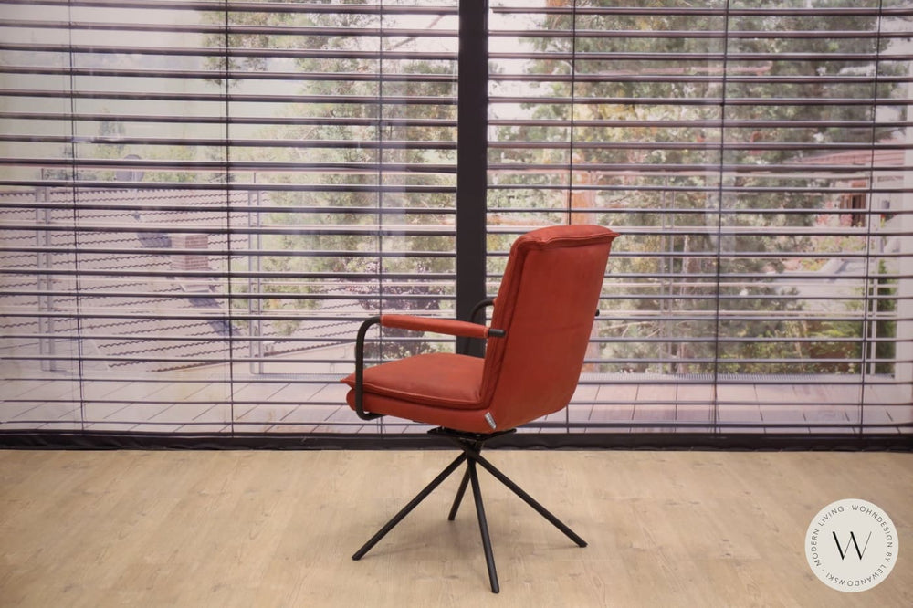 Eckbank Modell Alino in Leder A India chilli Koinor