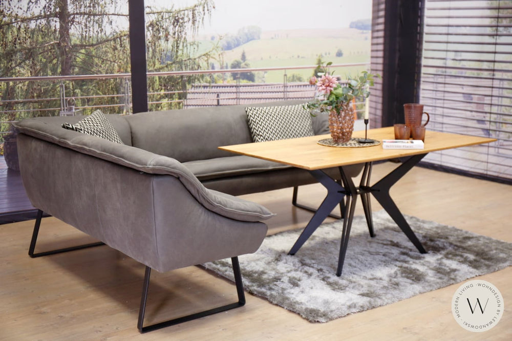 Eckbank Modell Alino in Leder A India spider Koinor