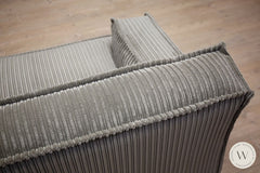 Eckgarnitur Platani In Stoff Corduroy Steel (Liege Rechts) Couchgarnituren