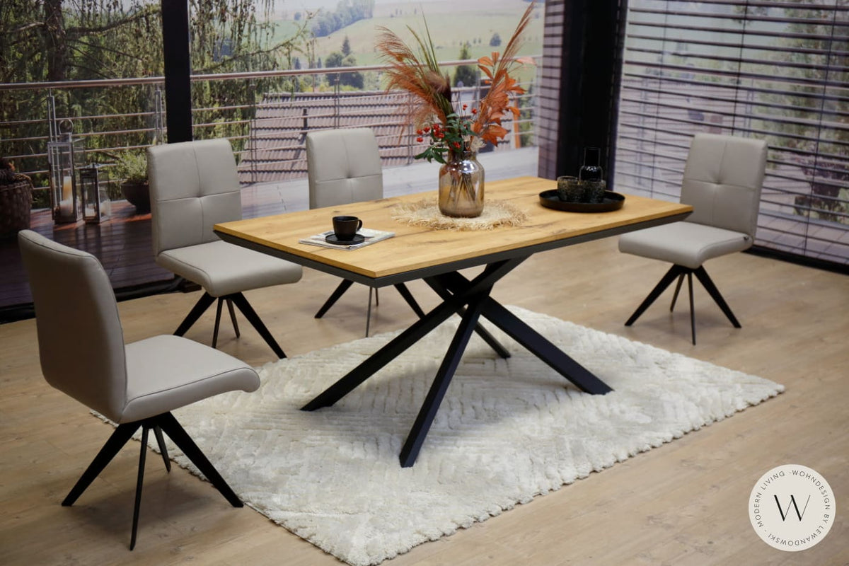 Esstisch 4x4 klein 170 cm ausziehbar in PZ91