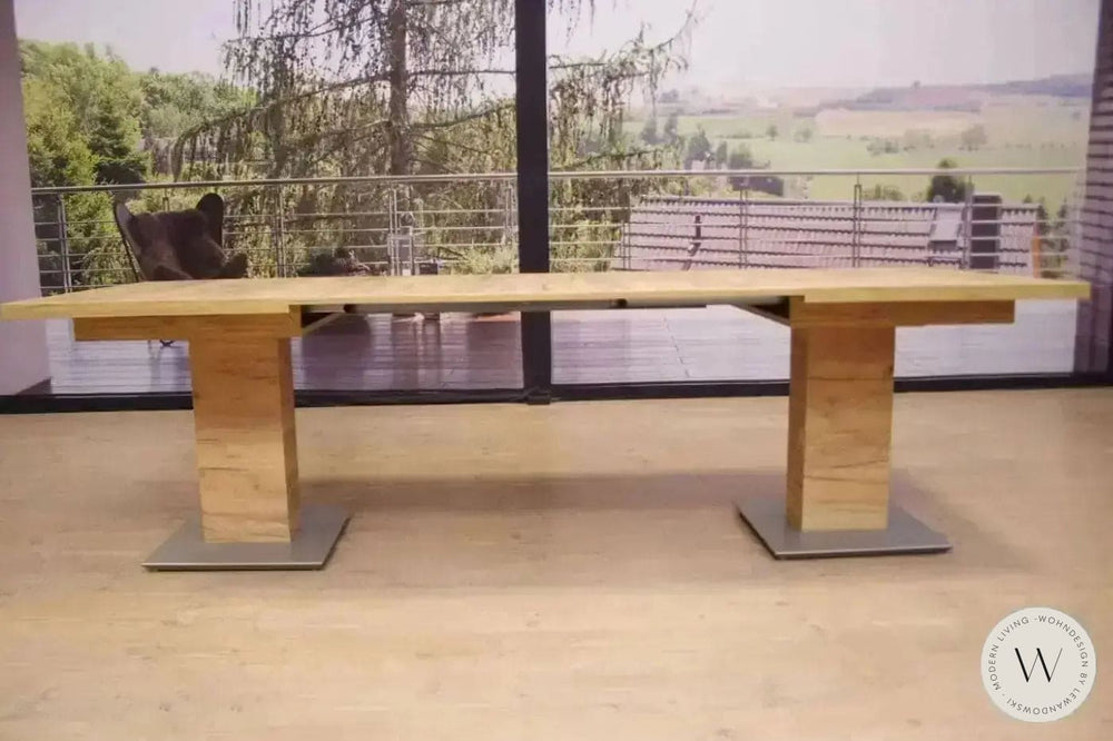 Esstisch ausziehbar in Wildeiche furniert K+W Silaxx