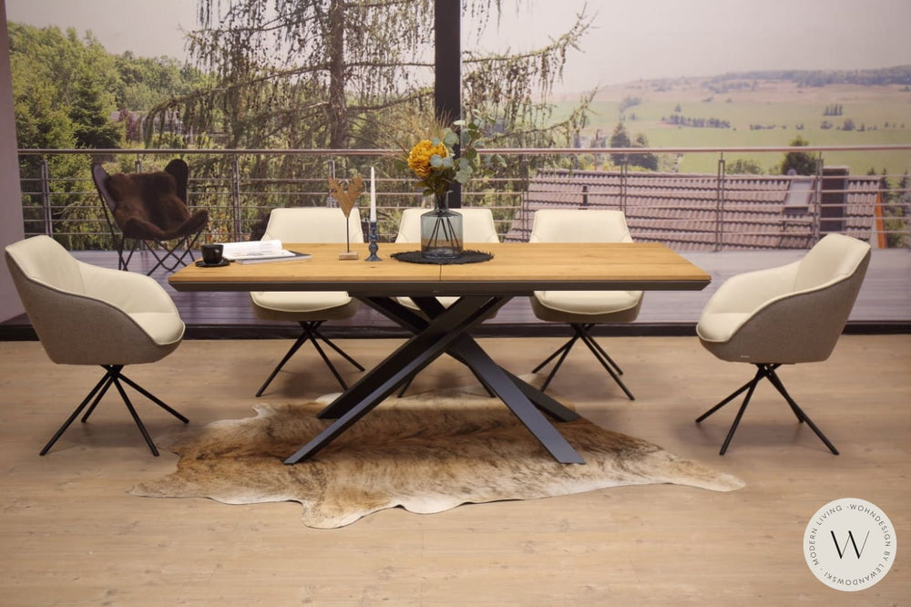 Esstisch Modell 4x4 groß (200 cm / ausziehbar) in PZ91 Ozzio®Italia