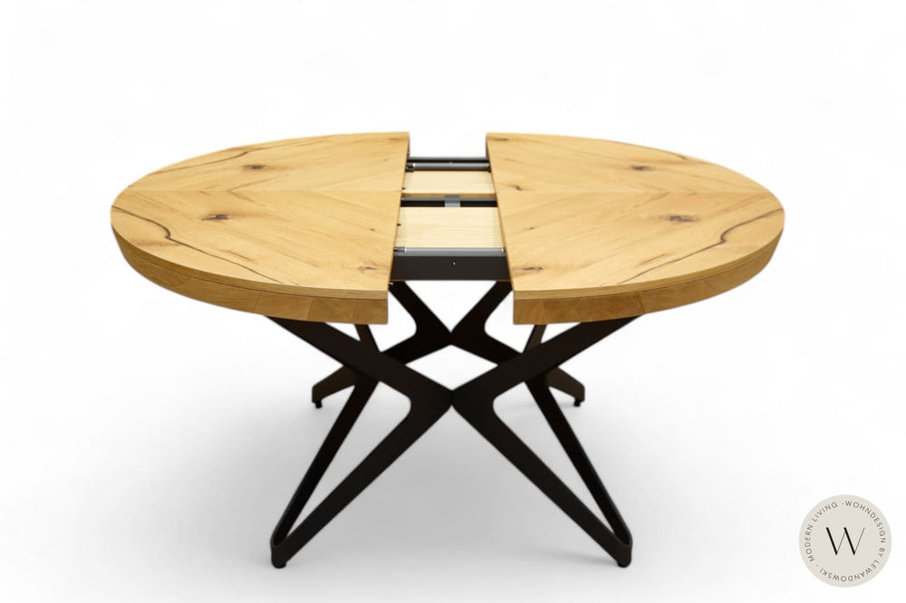 Esstisch Modell Big Round in Alteiche (ausziehbar) PZ91 Ozzio®Italia