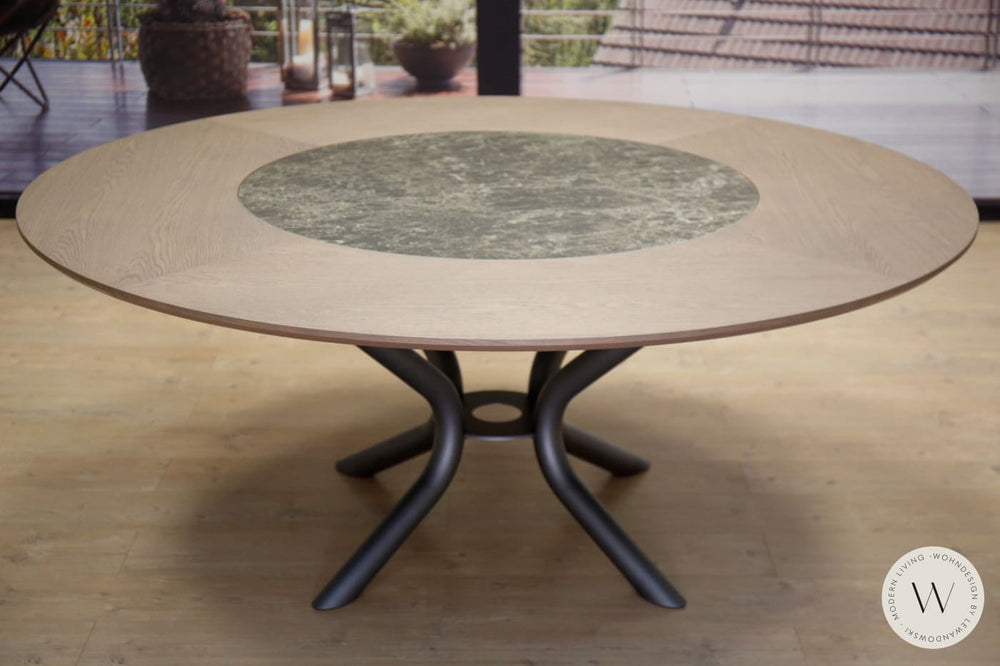 Esstisch Modell Pivot T258 mit eingelassener Keramikdrehscheibe Ozzio®Italia