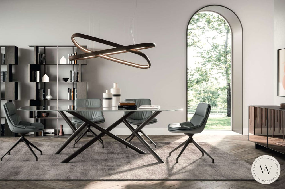 Esstisch Modell Random Fisso in Wildeiche Ozzio®Italia