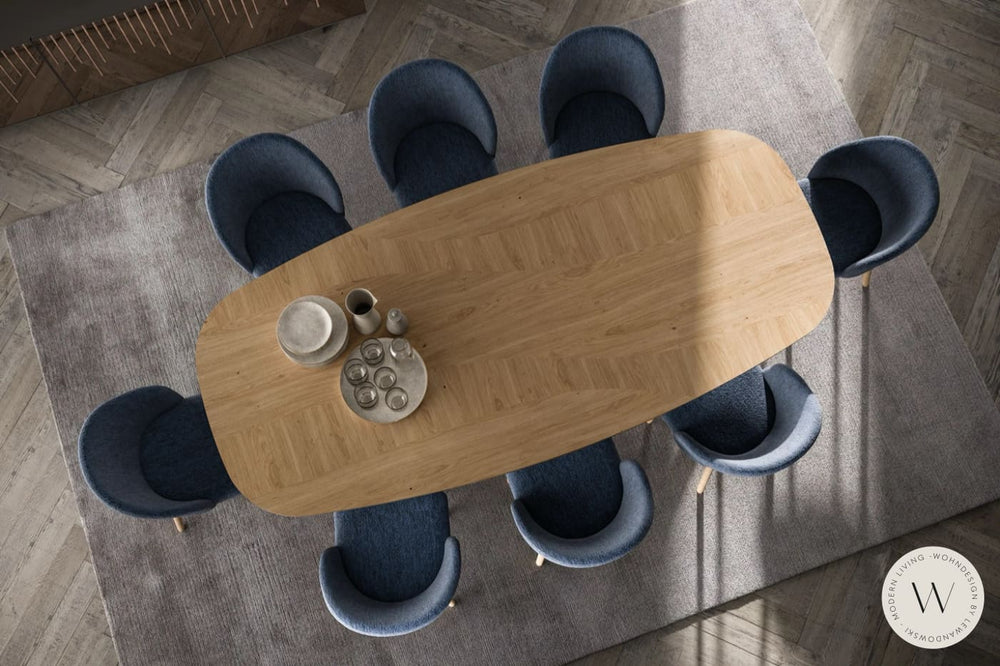 Esstisch Modell Random Fisso in Wildeiche Ozzio®Italia