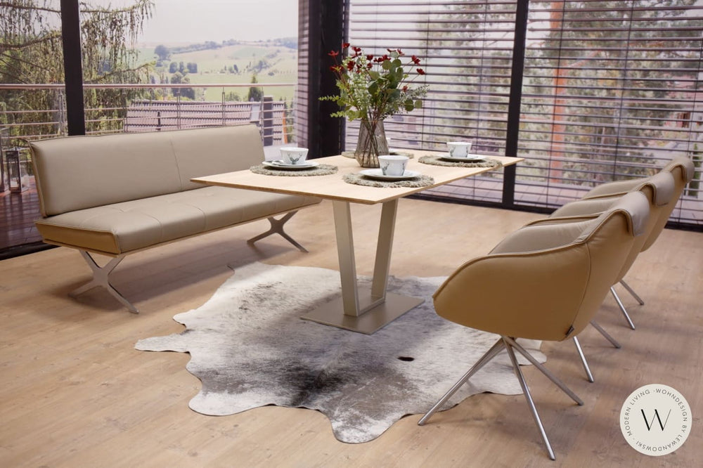 Esstischgruppe Modell Diningsystem in einer Leder Koinor
