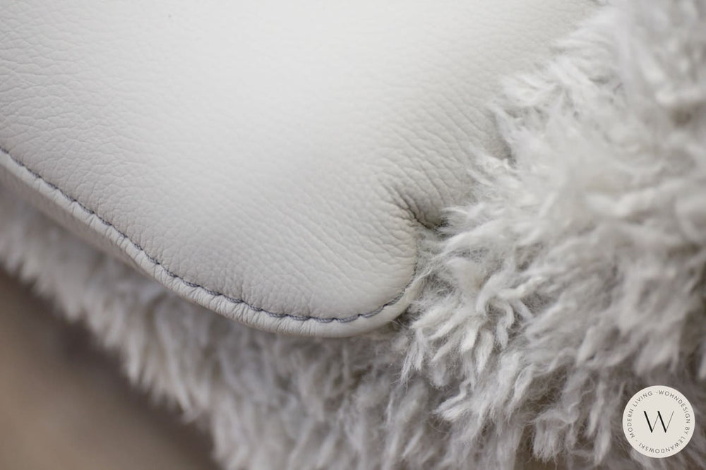 Esszimmerbank Modell Boneo in Leder B Bull perla Koinor