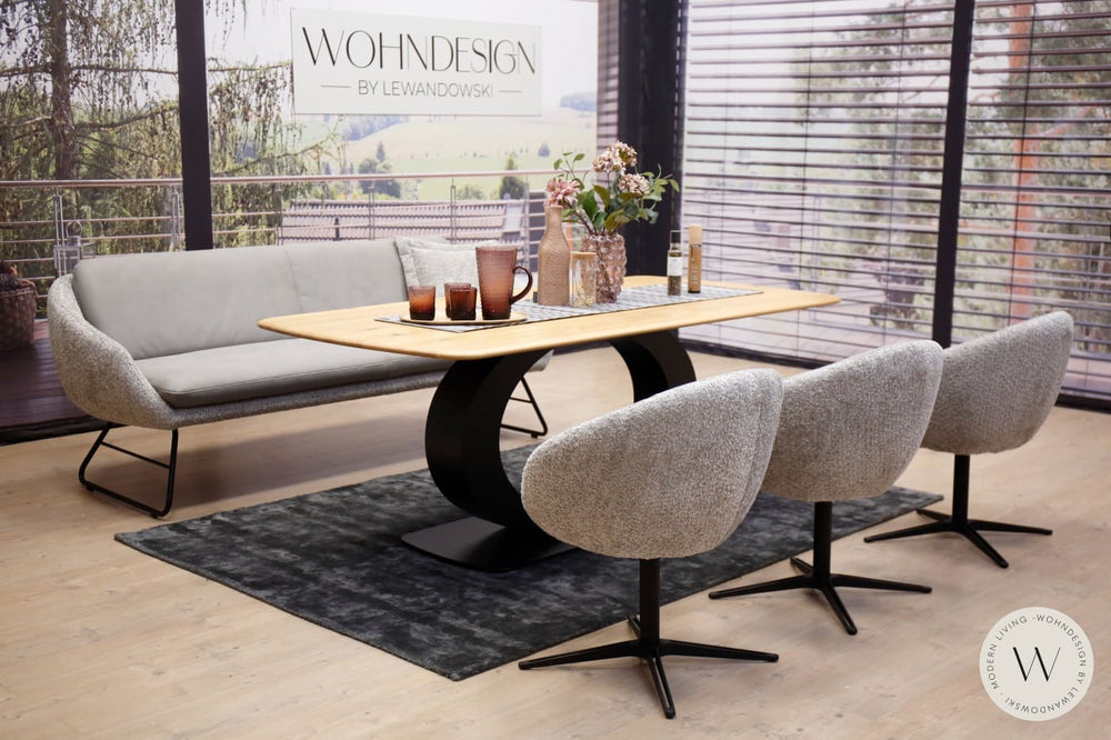 Esszimmerbank Modell Boneo in Mikrofaser Zenit Koinor