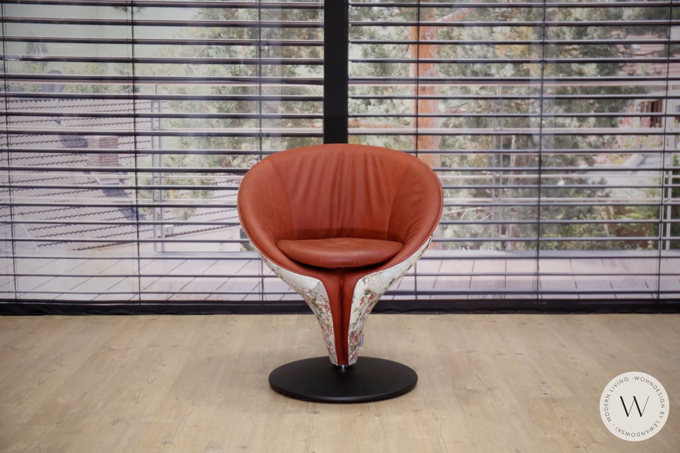 Esszimmerstuhl Modell 1260 in Leder A India chilli Koinor