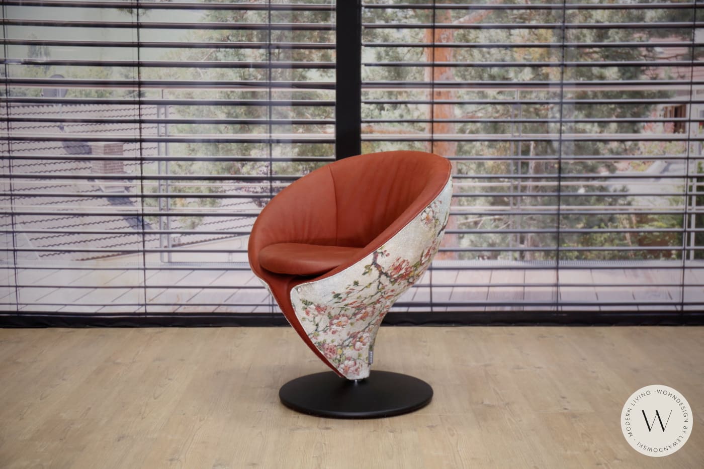 Esszimmerstuhl Modell 1260 in Leder A India chilli Koinor