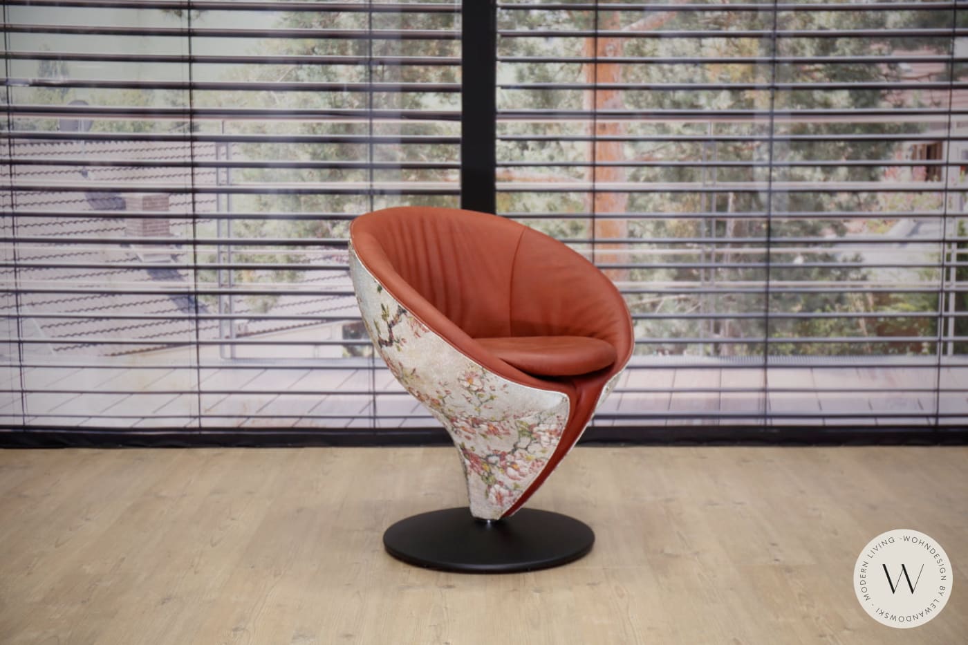 Esszimmerstuhl Modell 1260 in Leder A India chilli Koinor