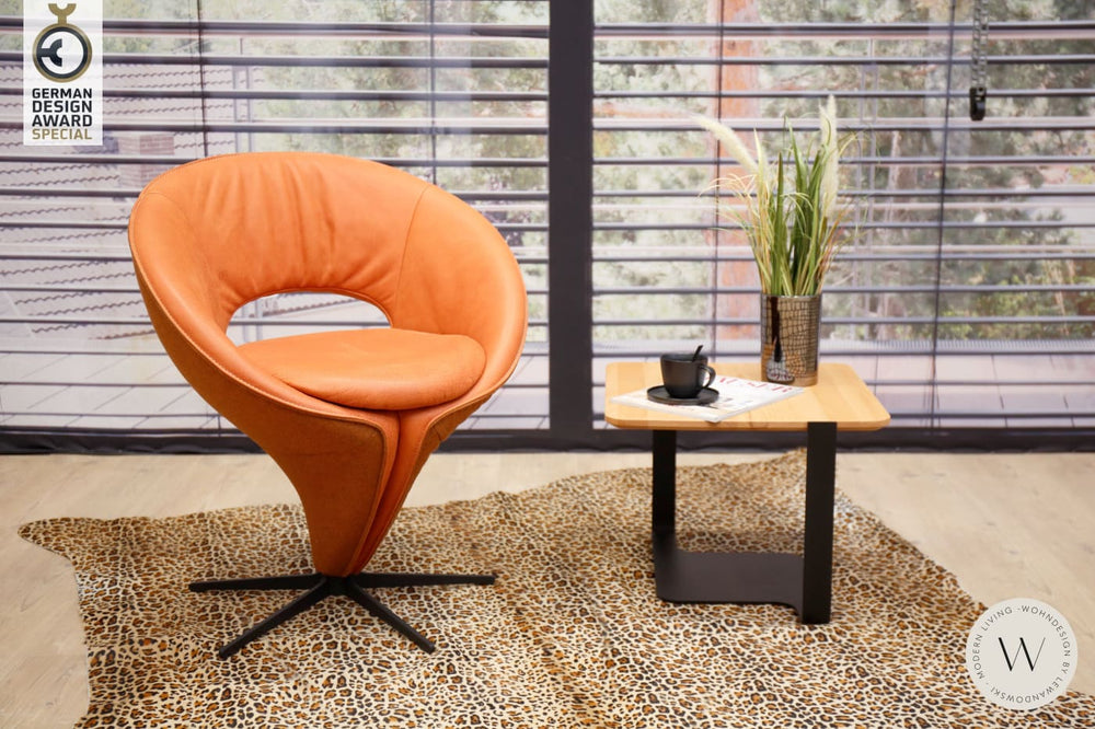 Esszimmerstuhl Modell 1260 in Leder A India fire Koinor