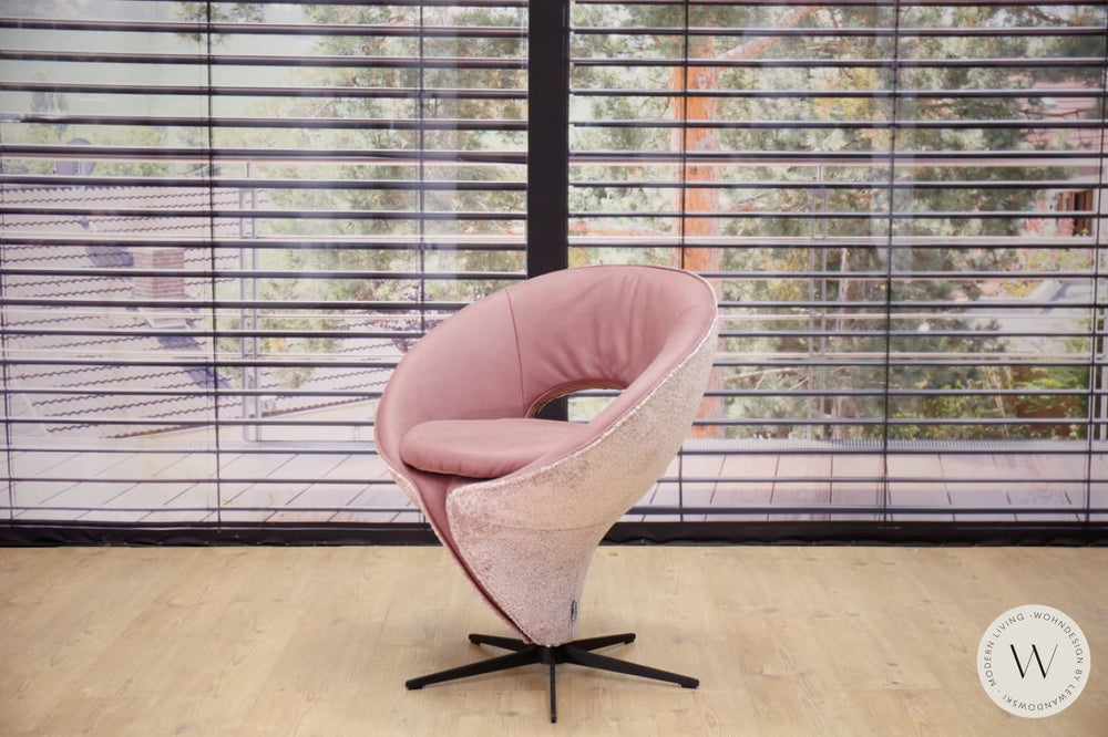 Esszimmerstuhl Modell 1260 in Leder A India plum Koinor
