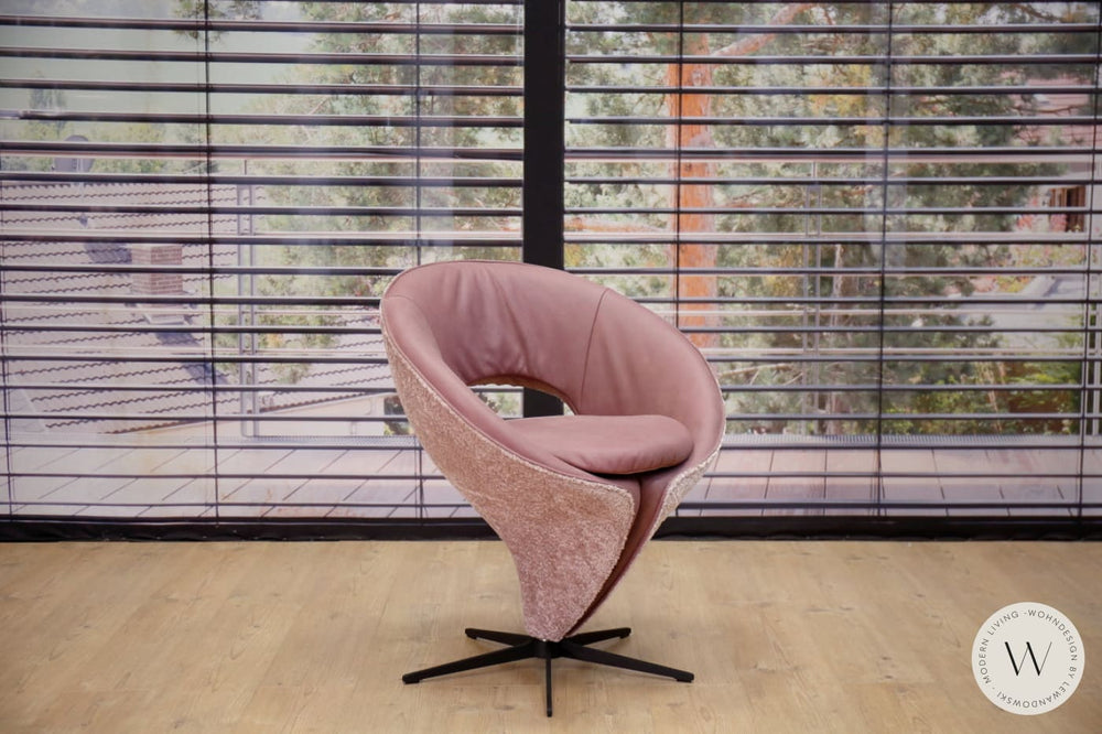 Esszimmerstuhl Modell 1260 in Leder A India plum Koinor