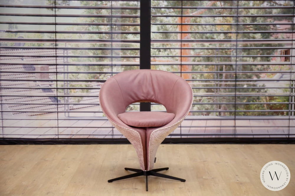 Esszimmerstuhl Modell 1260 in Leder A India plum Koinor