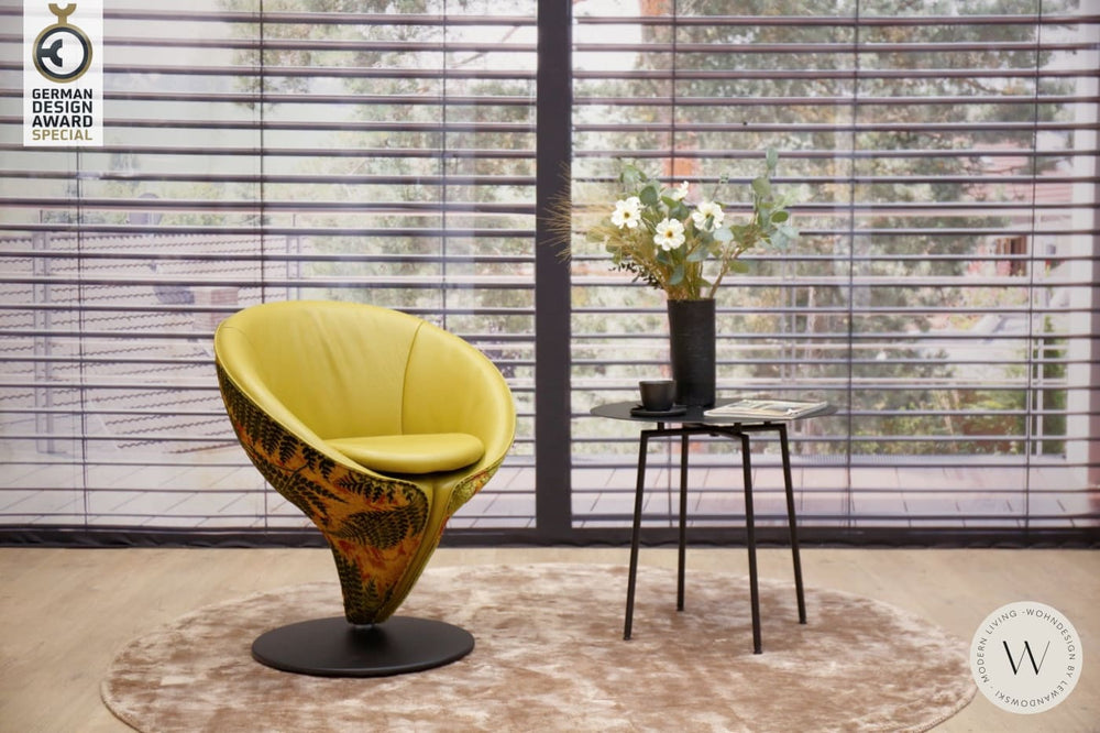 Esszimmerstuhl Modell 1260 in Leder C Classic avocado Koinor