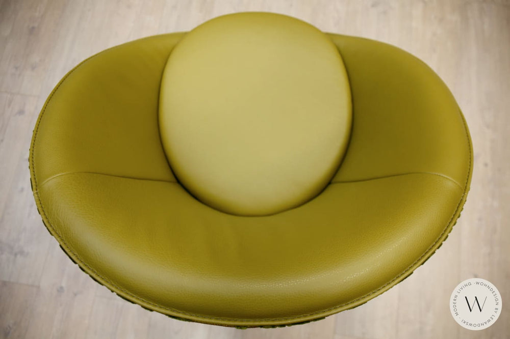 Esszimmerstuhl Modell 1260 in Leder C Classic avocado Koinor