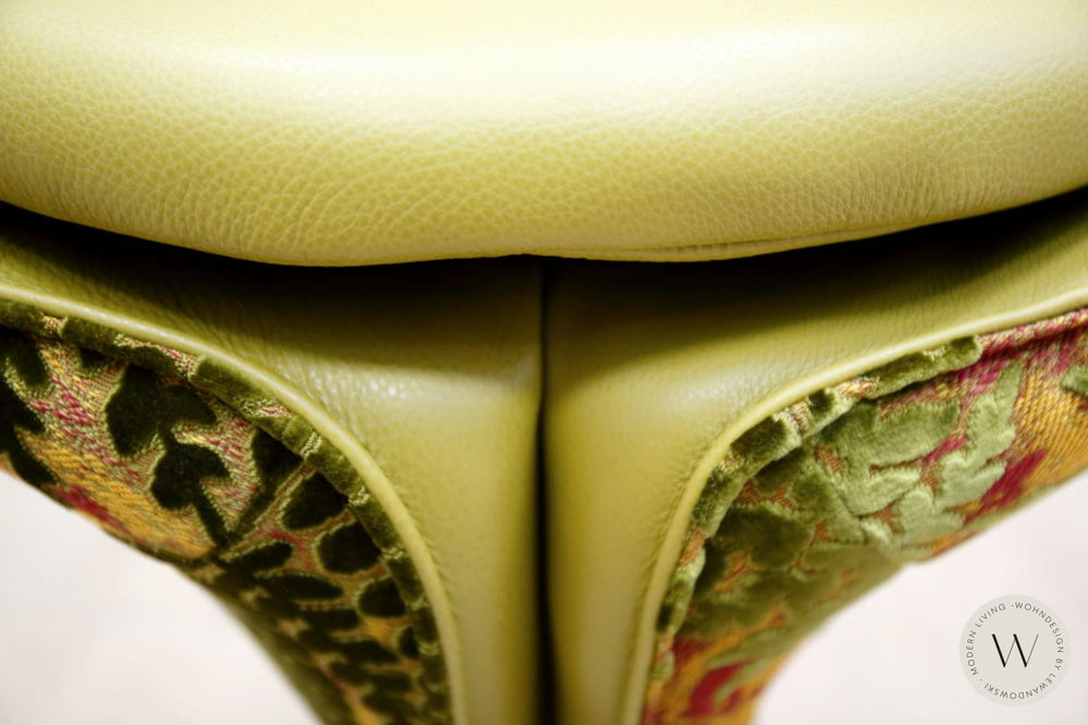 Esszimmerstuhl Modell 1260 in Leder C Classic avocado Koinor